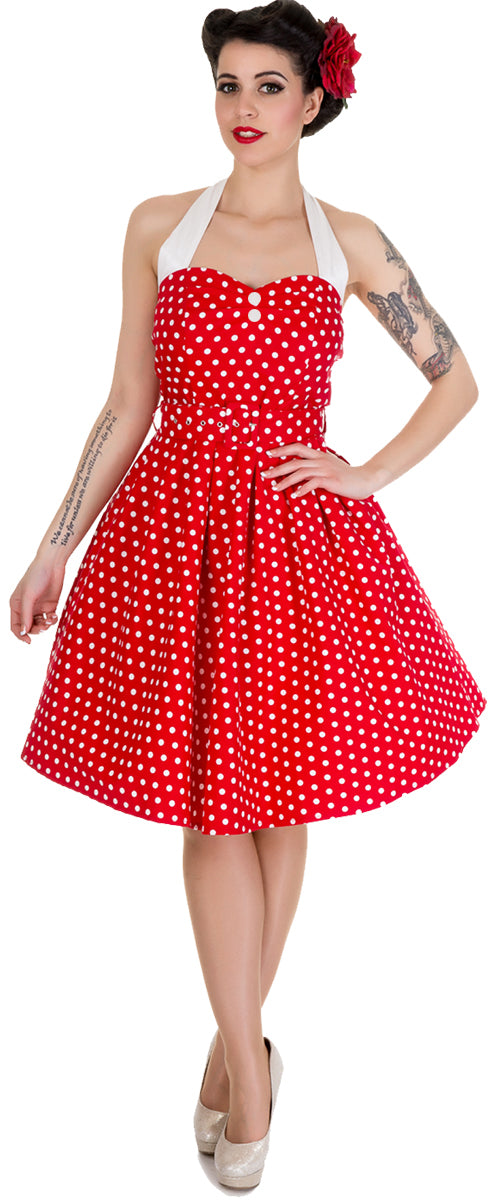 Dolly_and_Dotty_SOPHIE_Vintage_POLKA_DOT_Neckholder_Swing_KLEID_Rot-1
