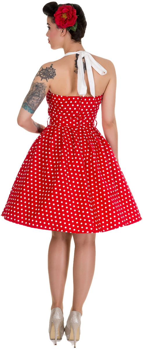 Dolly_and_Dotty_SOPHIE_Vintage_POLKA_DOT_Neckholder_Swing_KLEID_Rot-2