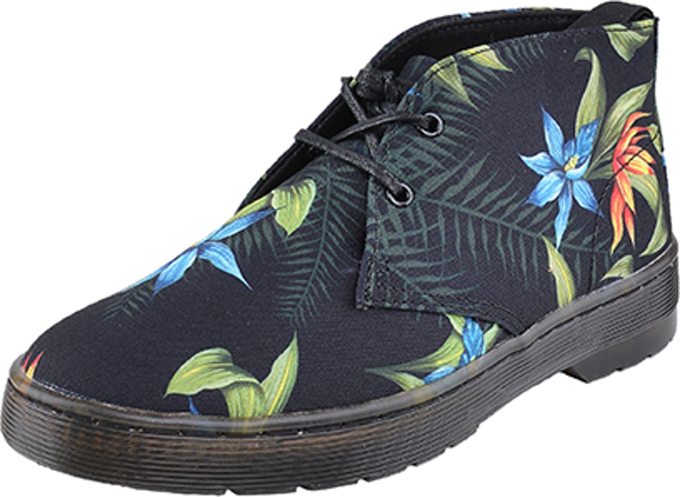 Dr-_Martens_DAYTONA_Black_Noir_Hawaiian_Floral_HALBSCHUHE__Schuhe