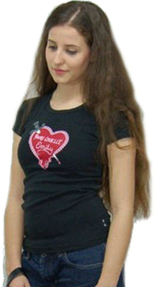 EO045_-_EMILY_THE_STRANGE_-_Yours_Cruelly_Fitted_Tee_T-Shirt