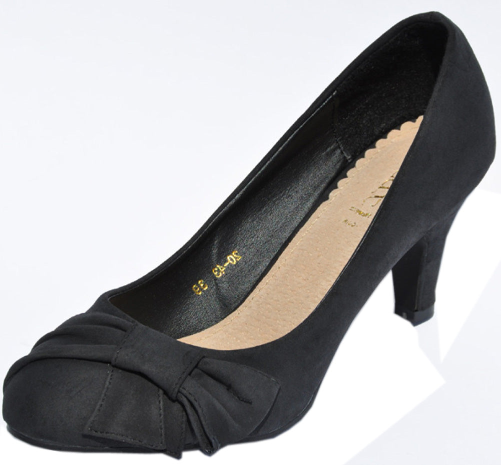 Edle_50s_Schleifen_BOW_Pin_Up_PUMPS_-_SchwarzkvFbgWsPOakMb
