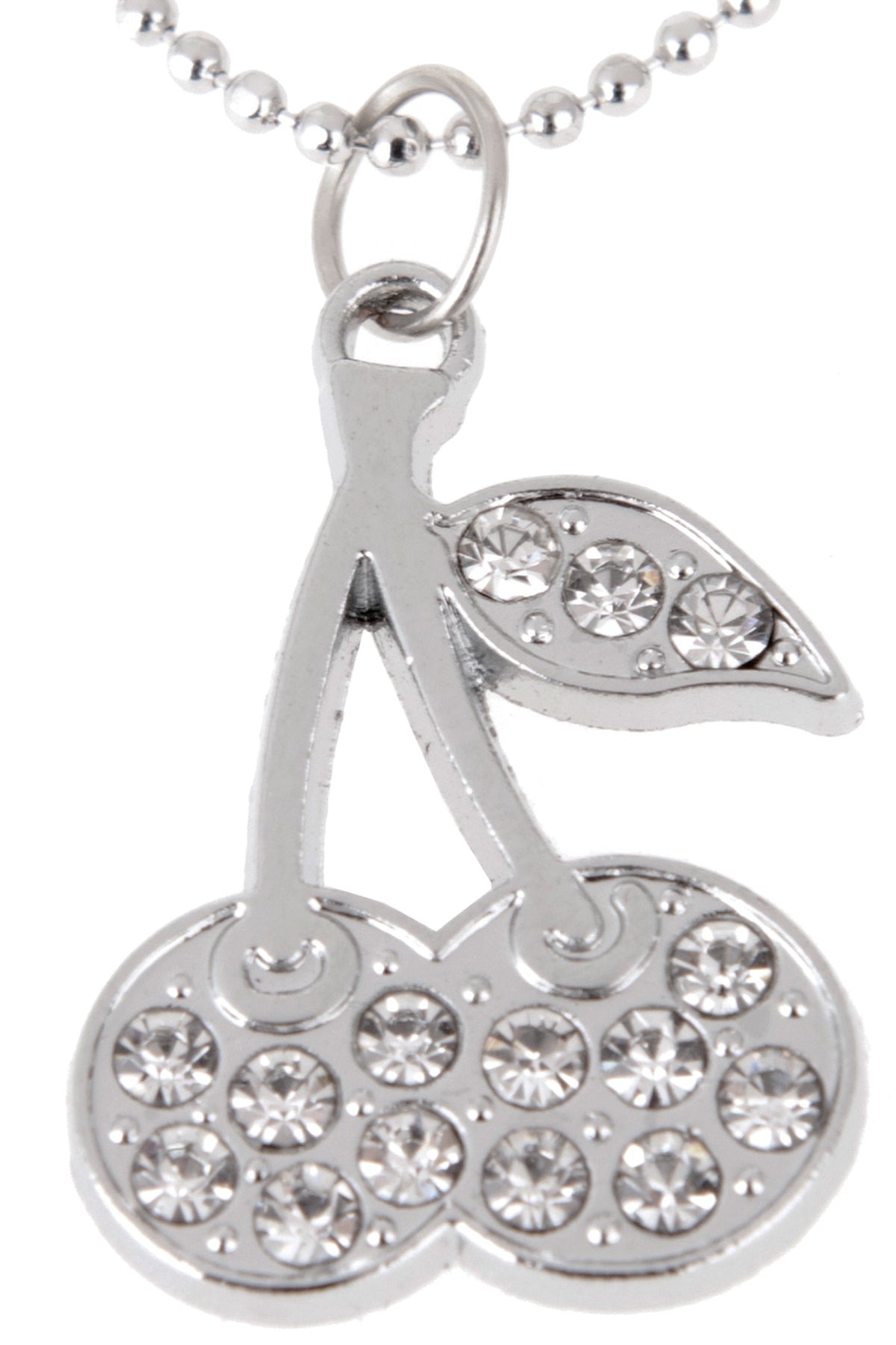 Edle_RHINESTONE_Vintage_Strass_CHERRIES_Kirschen_KETTE_killer_kirsche