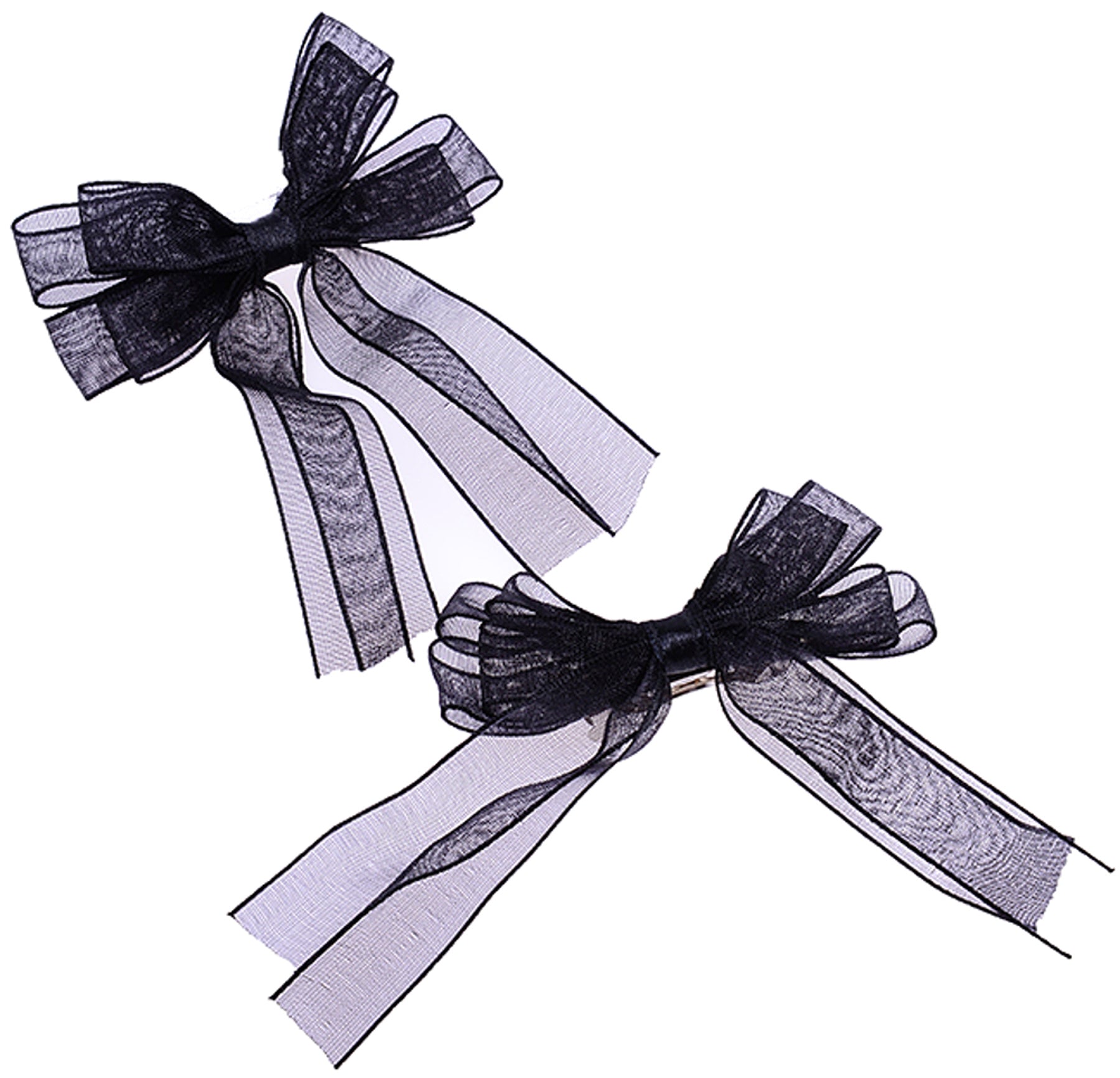 Edle_Schleifen_BOW_Taft_Haarspangen_-_1_Paar_schwarz_killer_kirschep3XeKQFgFkxY6