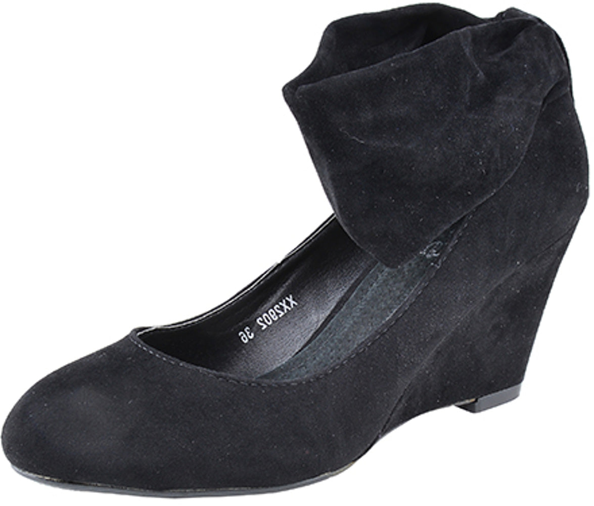 Edle_Vintage_Samt_WEDGES_50s_Keilabsatz_Schuhe_-_SchwarzXAyZwHddR1G2d