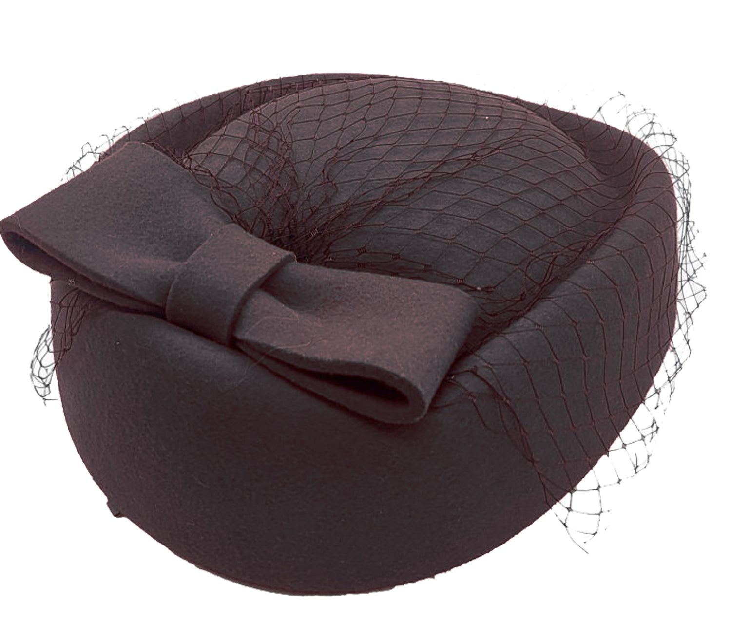 Edler_SCHLEIER_Vintage_Wool_Federn_Veiled_Pillbox_HAT__Schwarz2lJZZVM4Xlv4zO