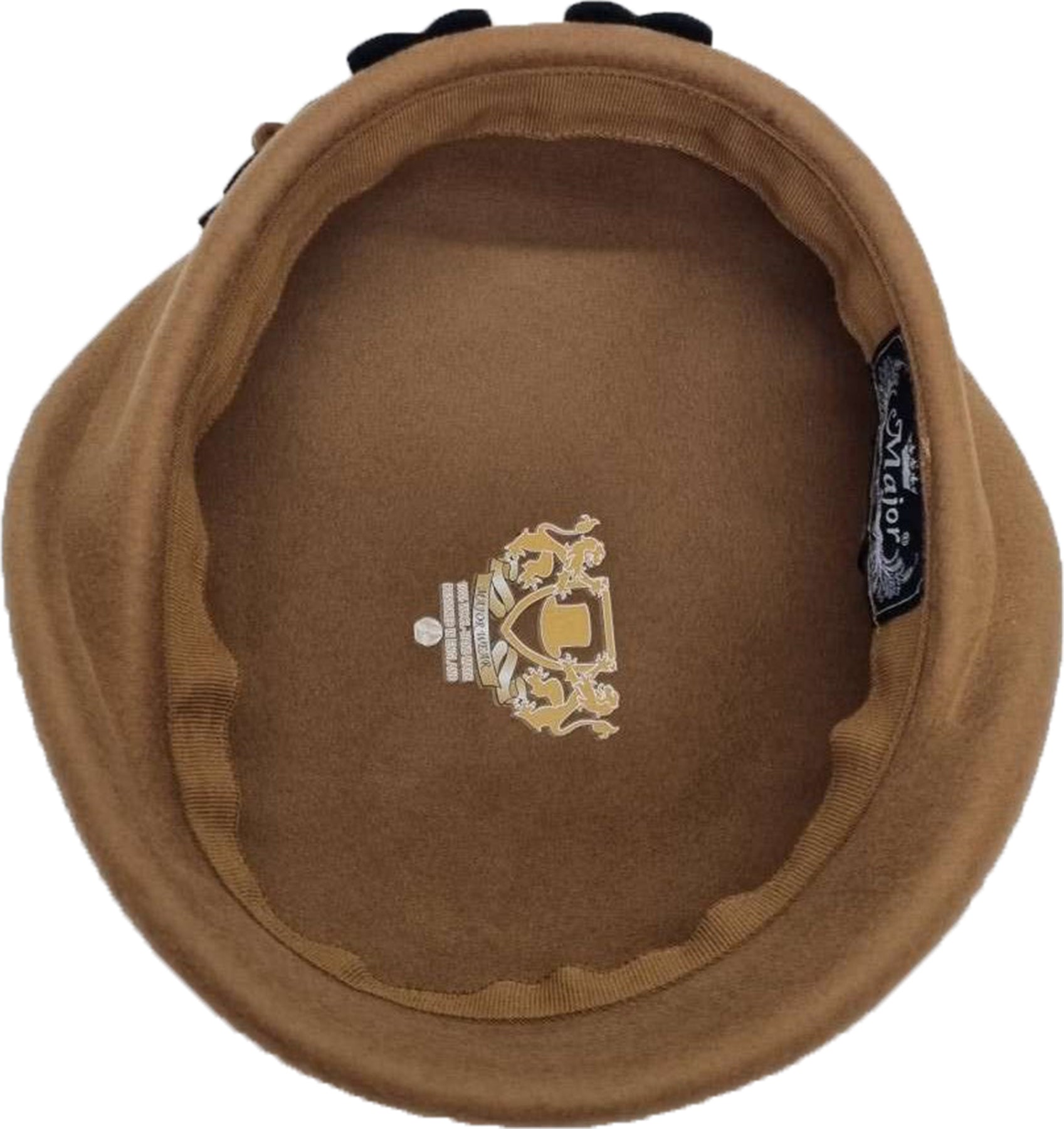 Edler_Vintage_WOOL_Cloche_HAT_Floral_BLUMEN_APPLIKATION_Pillbox_Huetchen_Beige-3