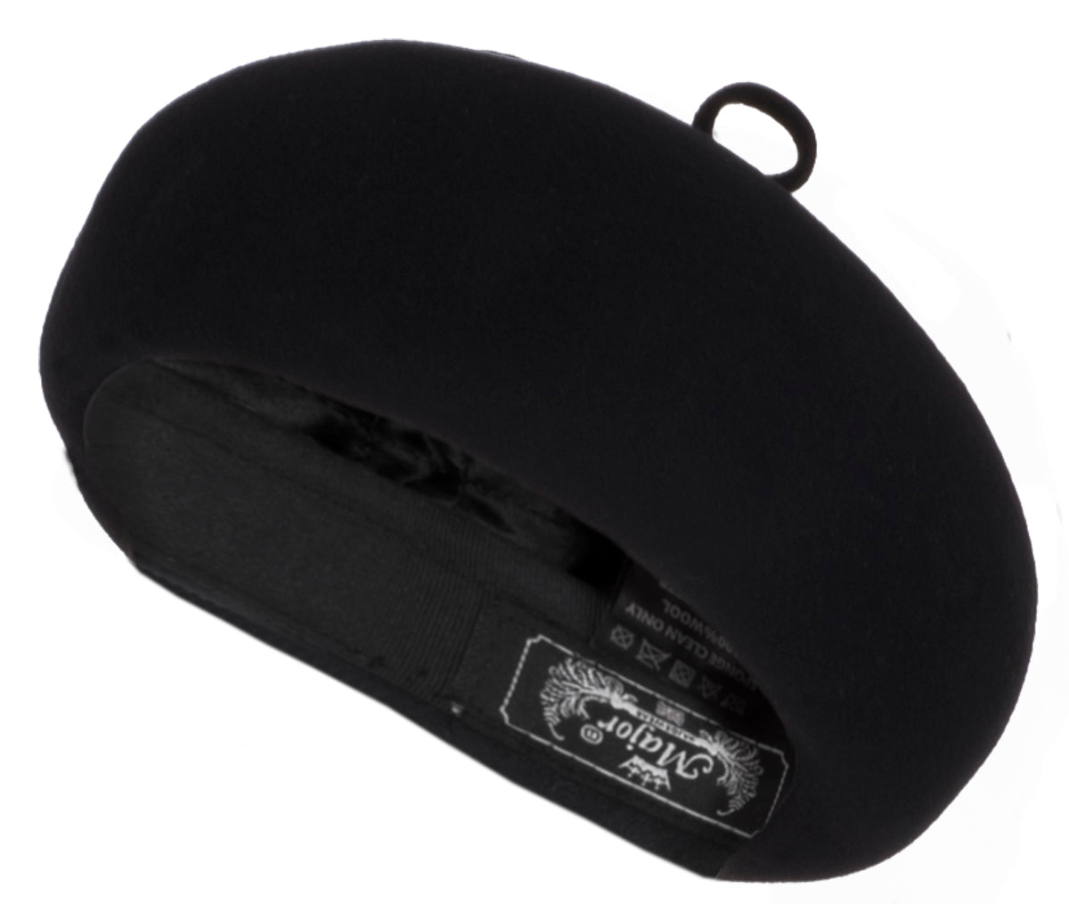 Edler_Vintage_Wool_Basic_HAT_Filz_FELT_Retro_-_Schwarz_killer_kirsche_2