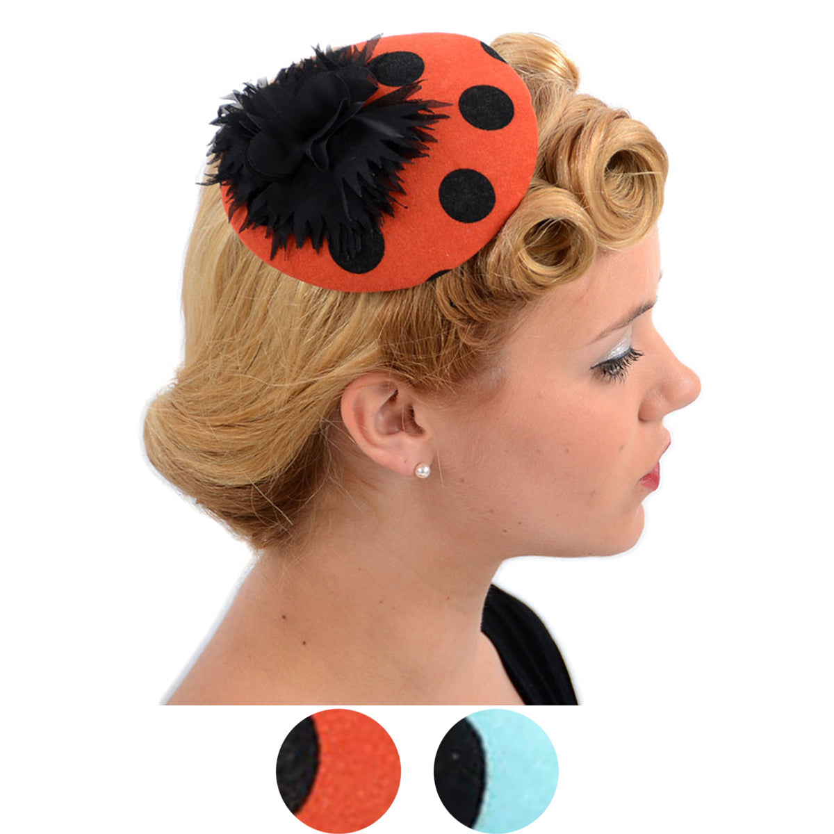 Edles-20Pin-20Up-20POLKA-20DOTS-20Flower-20PILLBOX-20Headpiece-2