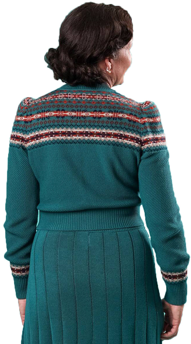 Emmy_THE_FAIR_FAIR_ISLE_Vintage_Langarm_Strickjacke_CARDIGAN_Petrol-2tqYFHnLqqwsjw