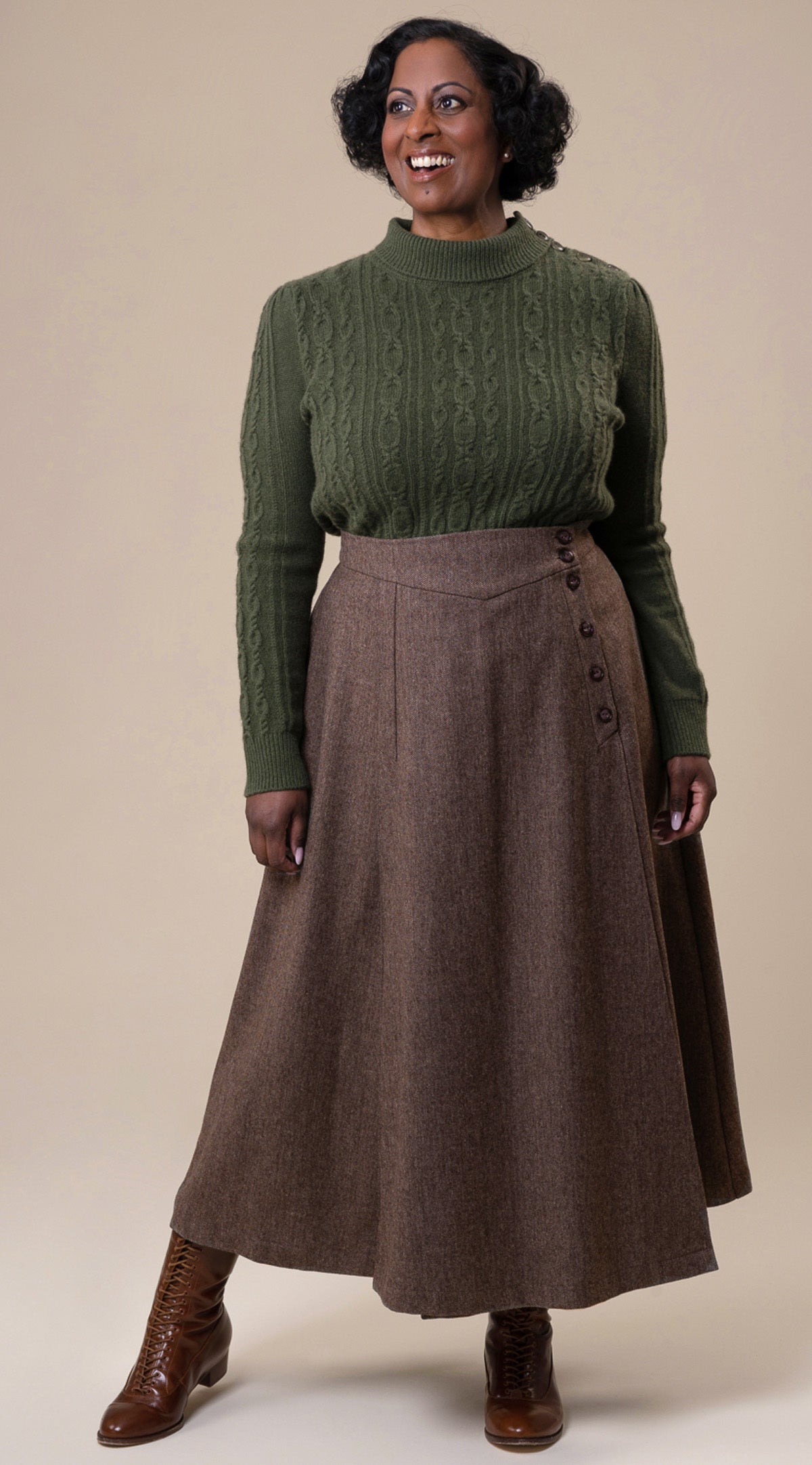 Emmy_THE_ICE_SKATER_50s_Vintage_SWEATER_Cable_Knit_Zopfmuster_Knitted_Pullover_Jumper_-_Forest_Green-4ia71wfwocCXUn