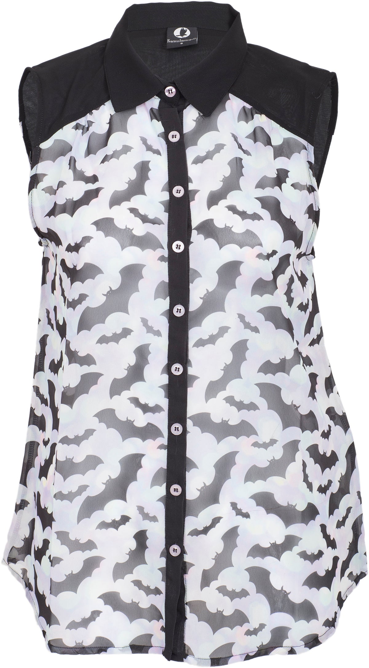 Fearless_Illustration_TOTALLY_BATTY_Bats_Fledermaus_Chiffon_Bluse_Topnp3TT0t7VTRNt