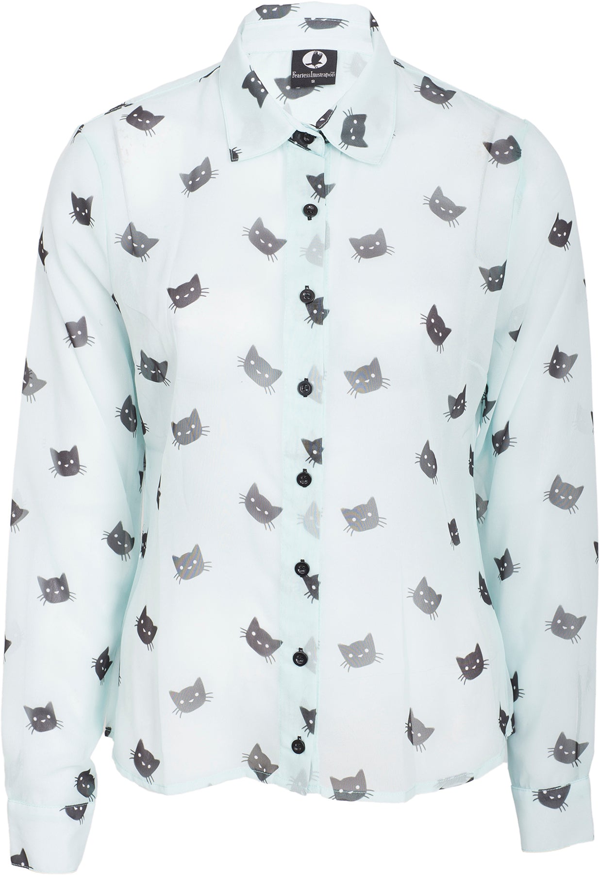 Fearless_Illustration_WEIRD_GIRLD_Kitty_CAT_Katzenkopf_Chiffon_Bluse_killer_kirschep9LD4xUn3xASV