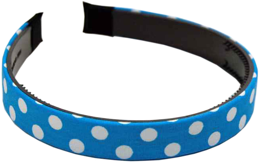 Fifties_POLKA_DOTS_Haarreif_blau