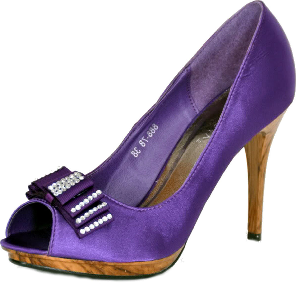 Glamouroese_Bow_High_Heels_mit_Kristallsteinen_-_Violett