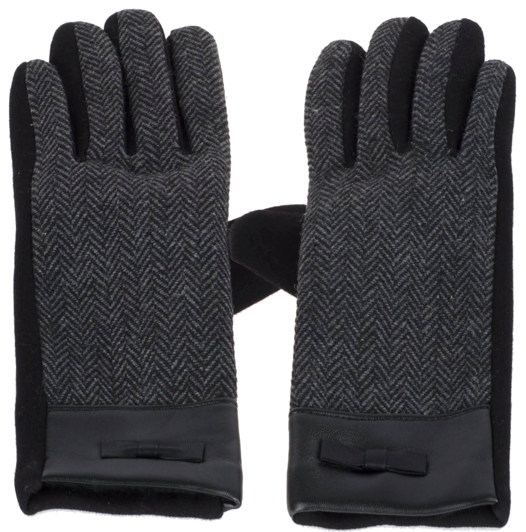 HERRINGBONE_Vintage_Fischgraetenmuster_Handschuhe_GLOVES_-_Schwarz_Grau_killer_kirscherE3av9BQvpeTI