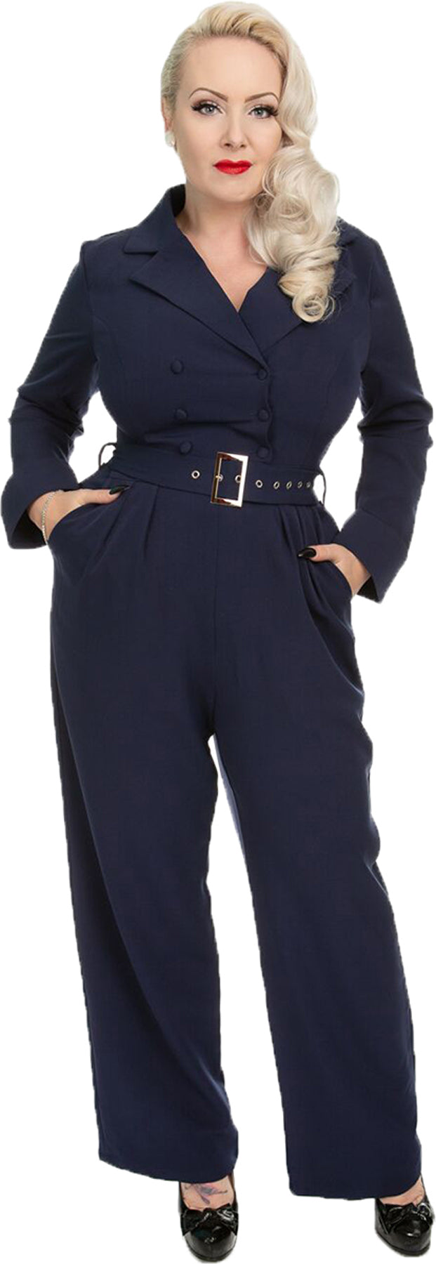 Hearts_Roses_BETTIE_Vintage_Pin_Up_LANGARM_Marlene_JUMPSUIT_Overall_killer_kirsche
