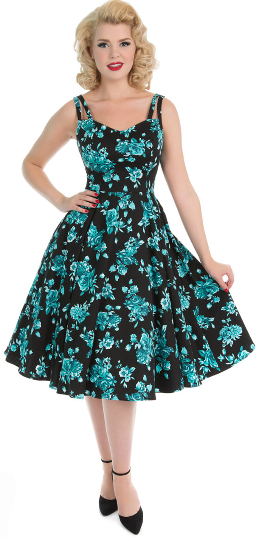 Hearts_Roses_BLACK_ROSACEAE_Vintage_Floral_Rose_SWING_Dress_KLEID_killer_kirsche_19MGno2caAPtqN