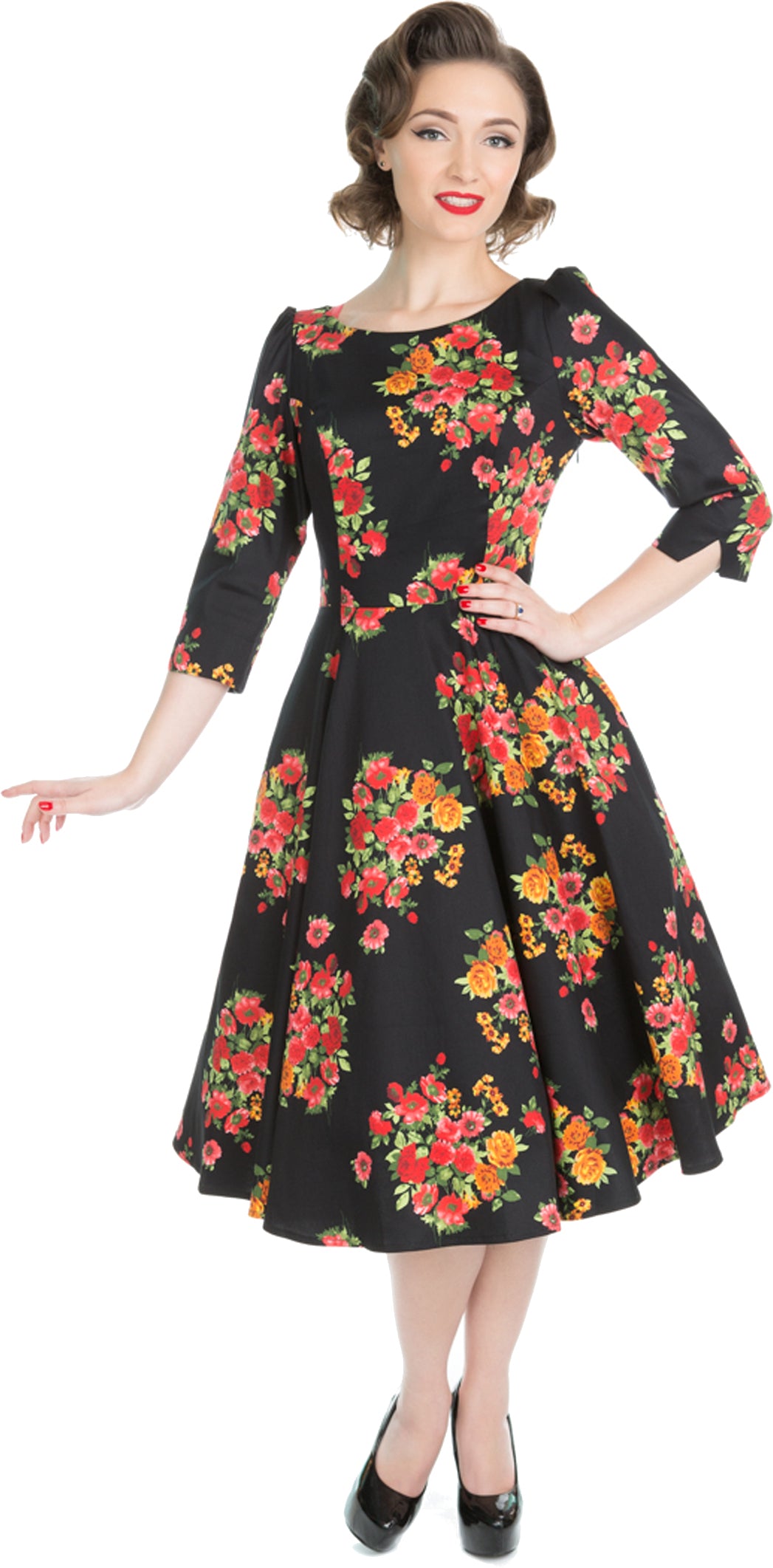 Hearts_Roses_BOTANICAL_Floral_Rosen_Vintage_Dress_Swing_KleidzrQ1aXvKLrwzY