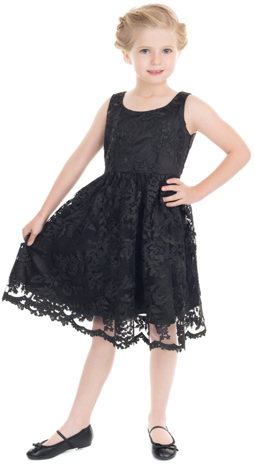 Hearts_Roses_CHANTILLY_Lace_Spitzen_Vintage_Kids_Dress_KLEID_-_SchwarzjKKyMsOdp9Ut9
