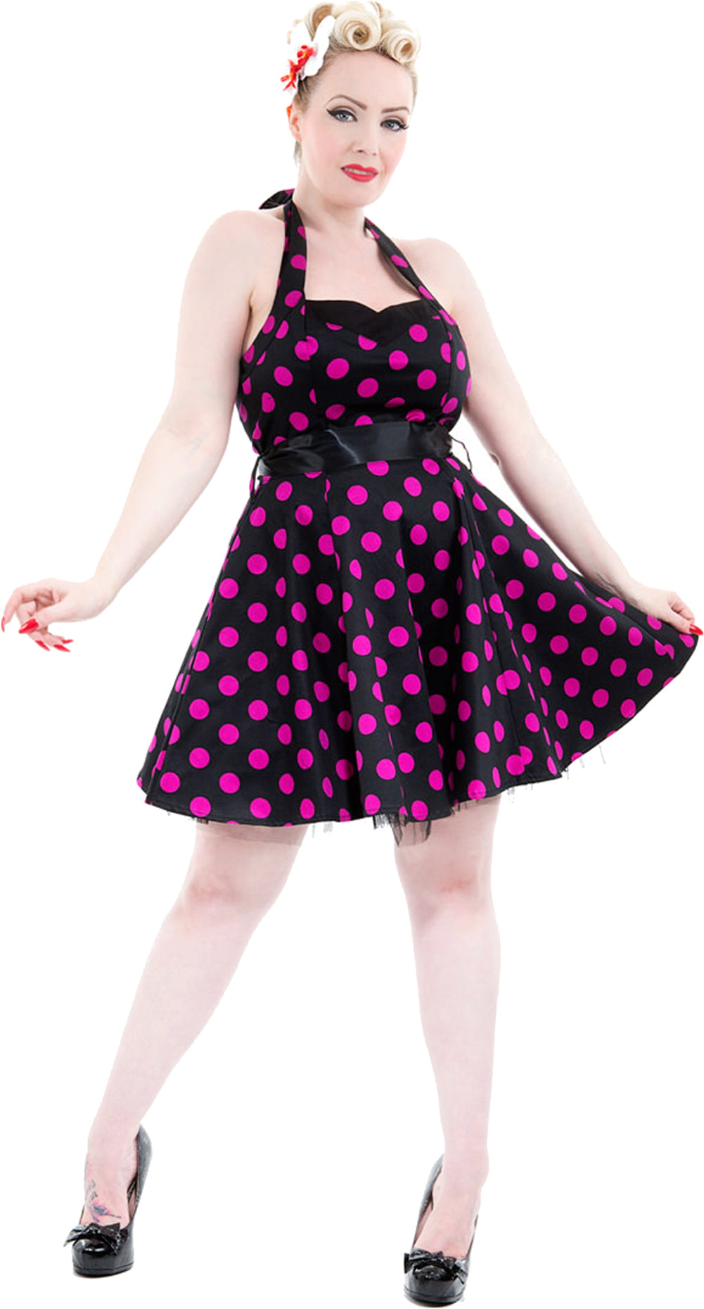 Hearts_Roses_CLASSY_Violet_Punkte_Neckholder_POLKA_DOTS_Petticoat_KleidWhGx1KaxGqmCt