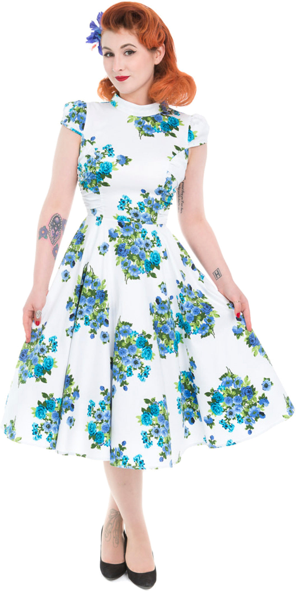 Hearts_Roses_DOLL_60s_Vixen_Vintage_Floral_Roses_Crew_Neck_SWING_KleidxyTWpgdP6JBCK