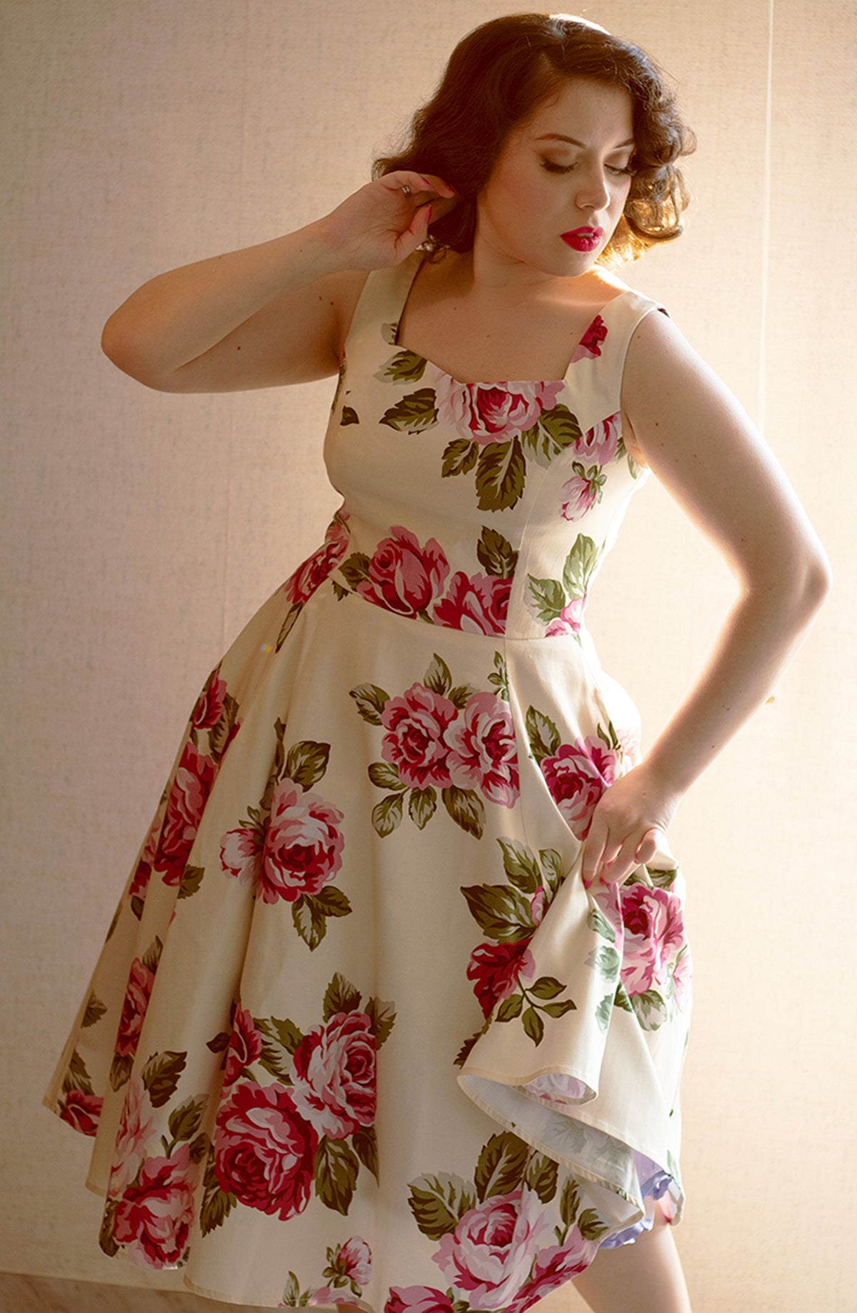 Hearts_Roses_FRANCES_50s_FLORAL_Vintage_Blueten_ROSES_Rosen_Retro_Swing_Dress_KLEID-5
