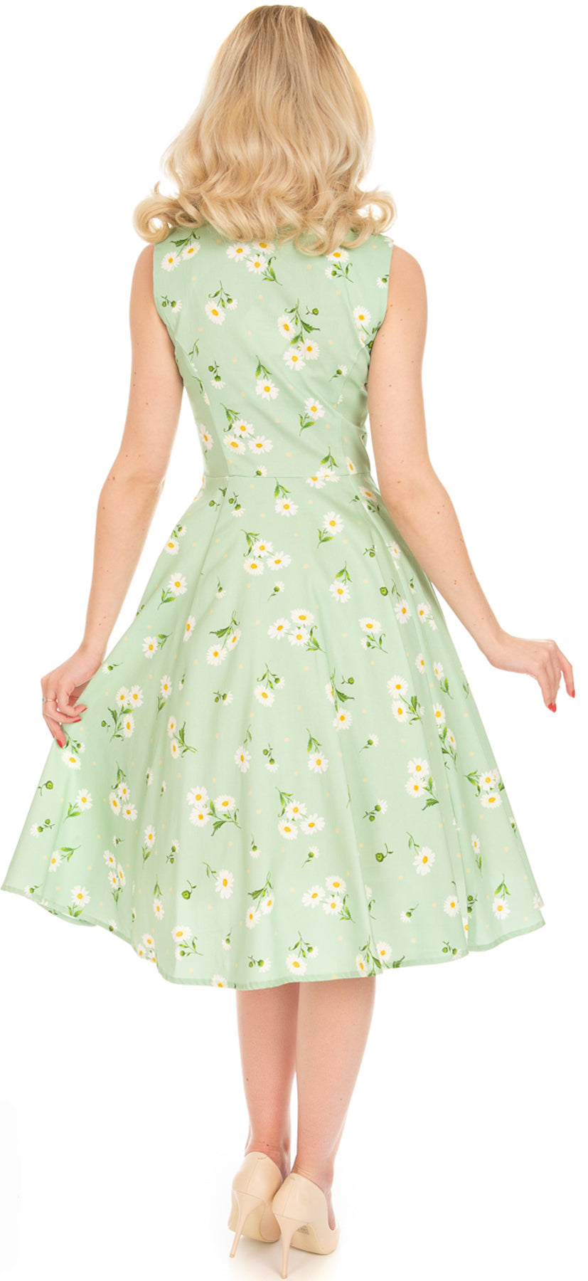 Hearts_Roses_KATIE_Vintage_DAISY_Polka_Dot_Floral_SWING_DRESS_Hemdkleid_2