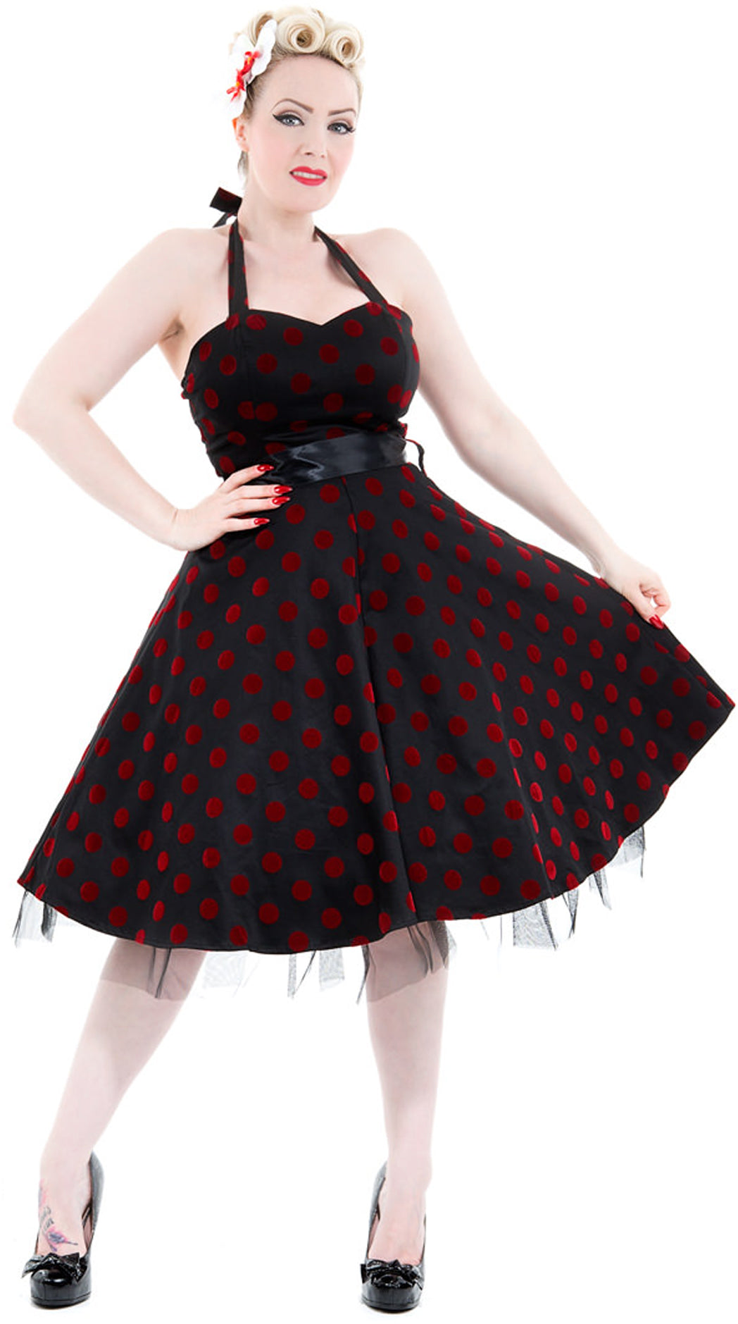 Hearts_Roses_POLKA_DOTS_Punkte_Flocked_50s_Petticoat_NECKHOLDER_KleidD8syOaeSgc6Nn