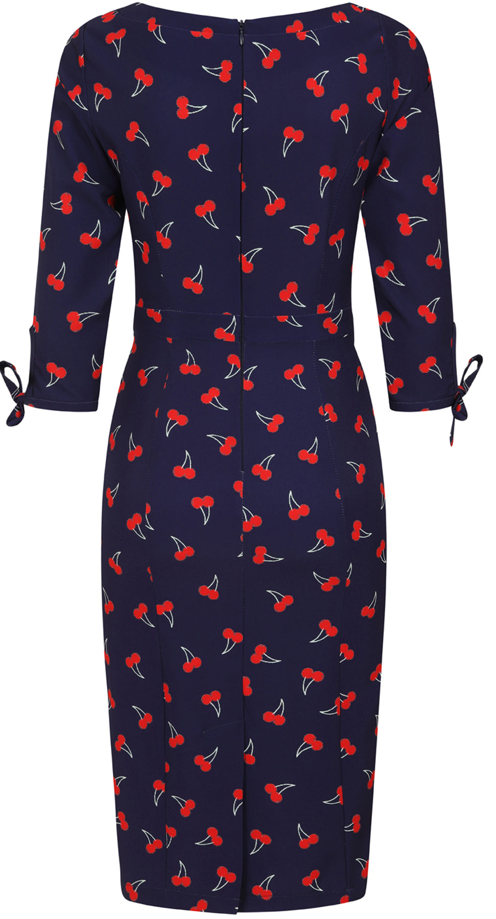 Hearts_Roses_SWEET_CHERRY_50s_Kirschen_3_4_Arm_PENCIL_DRESS_Bleistiftkleid_killer_kirsche_4