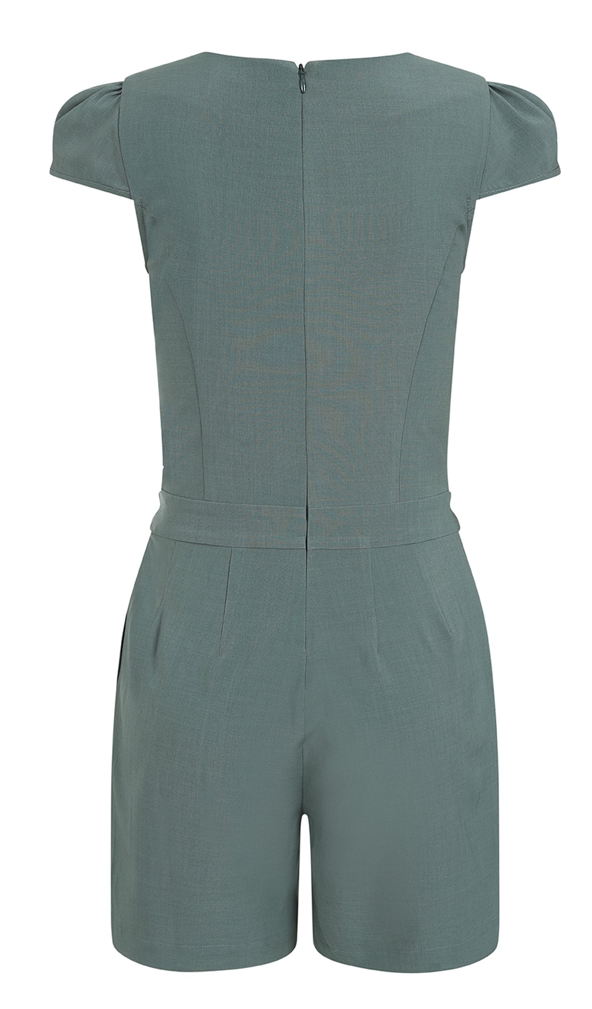 Hearts__Roses_ABBY_VINTAGE_Retro_Buttoned_SHORTS_Playsuit_JUMPSUIT_Overall_-_Salbeigruen-4