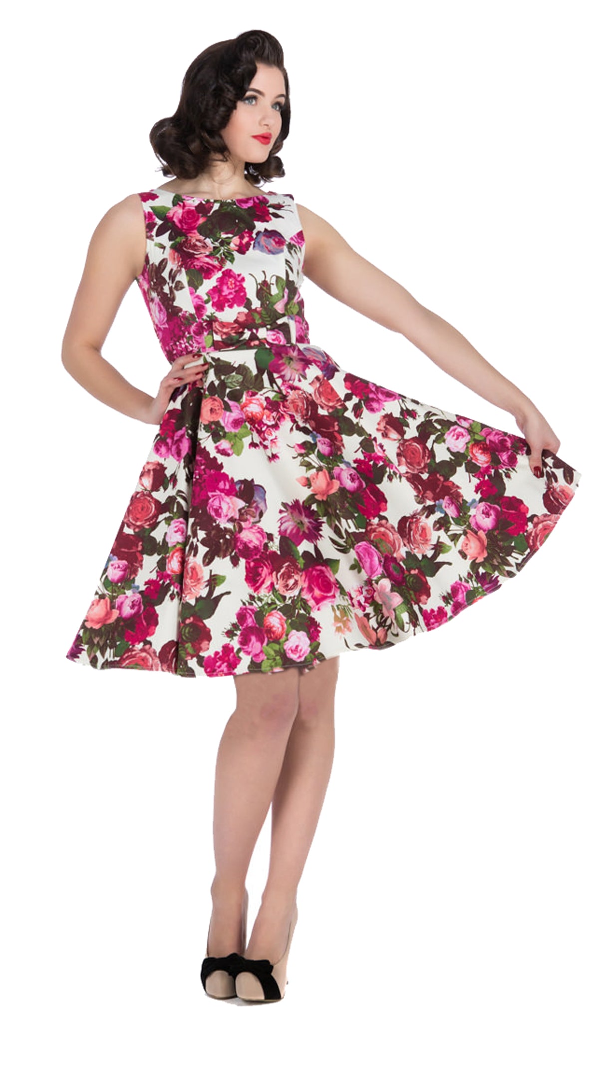 Hearts__Roses_AUDREY_50s_FLORAL_Vintage_ROSES_Rosen_Blooms_Swing_Dress_KLEID-1