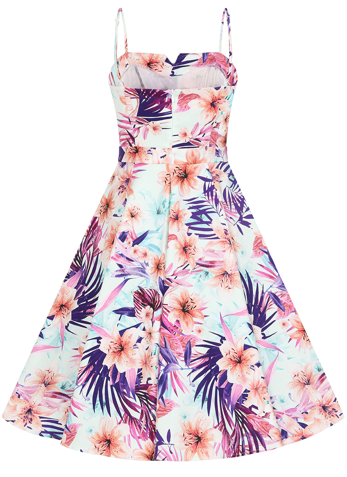 Hearts__Roses_IDA_FLORAL_Vintage_Tropical_Straps_50s_SWING_DRESS_Kleid__Weiss-4