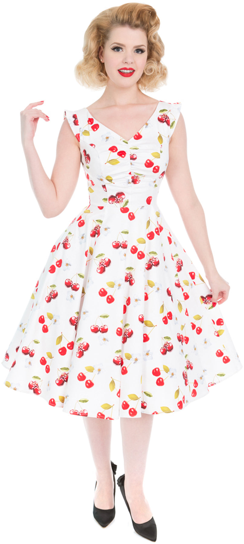 Hearts__Roses_SWEET_CHERRIES_Kirschen_V-Neck_50s_Swing_Dress_KLEID_killer_kirschebjMCQVAMlvhM1