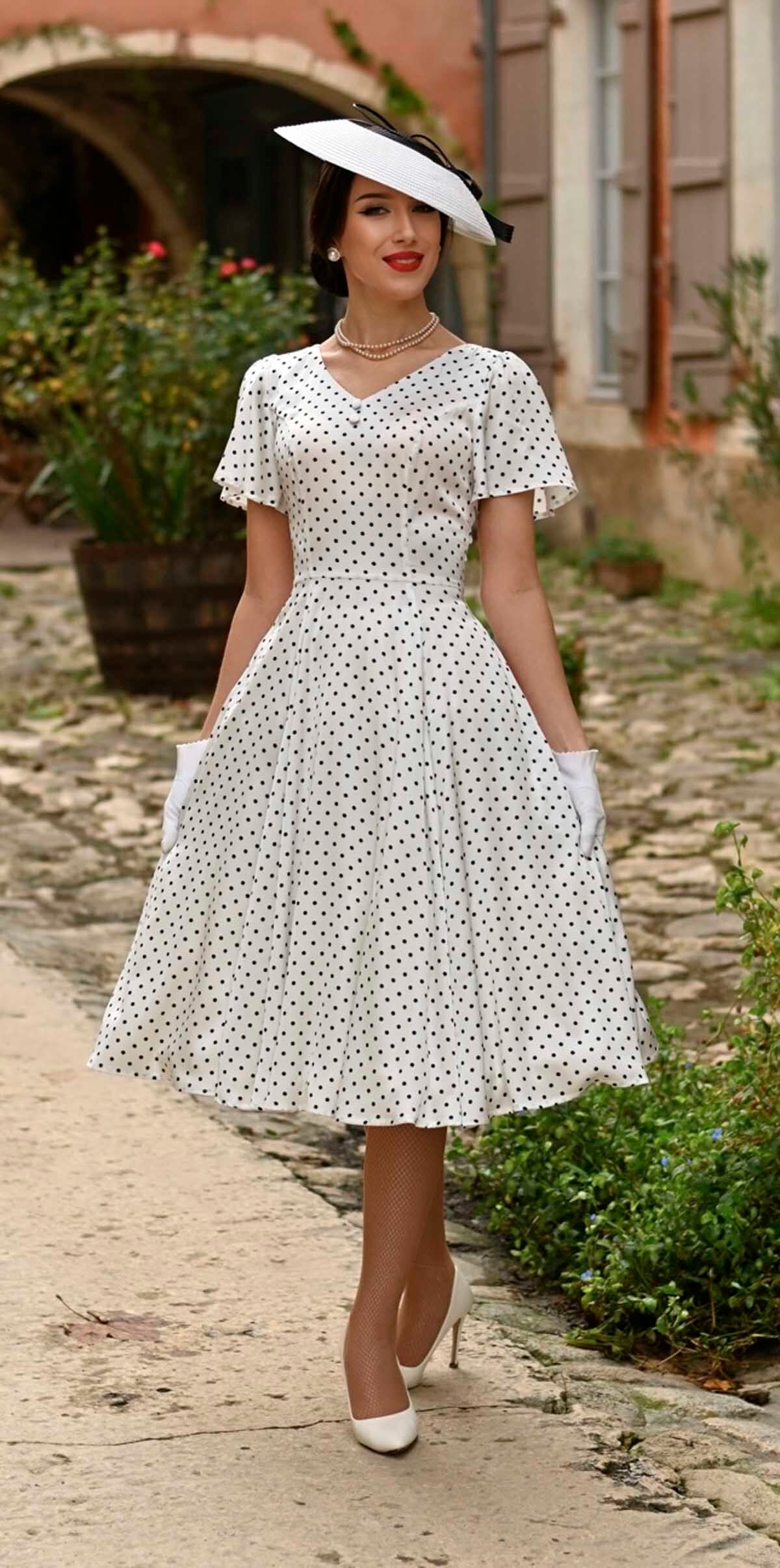 Hearts__Roses_THEA_POLKA_DOT_Classic_Punkte_40s_Vintage_Pin_Up_SWING_Kleid_-_Weiss-2