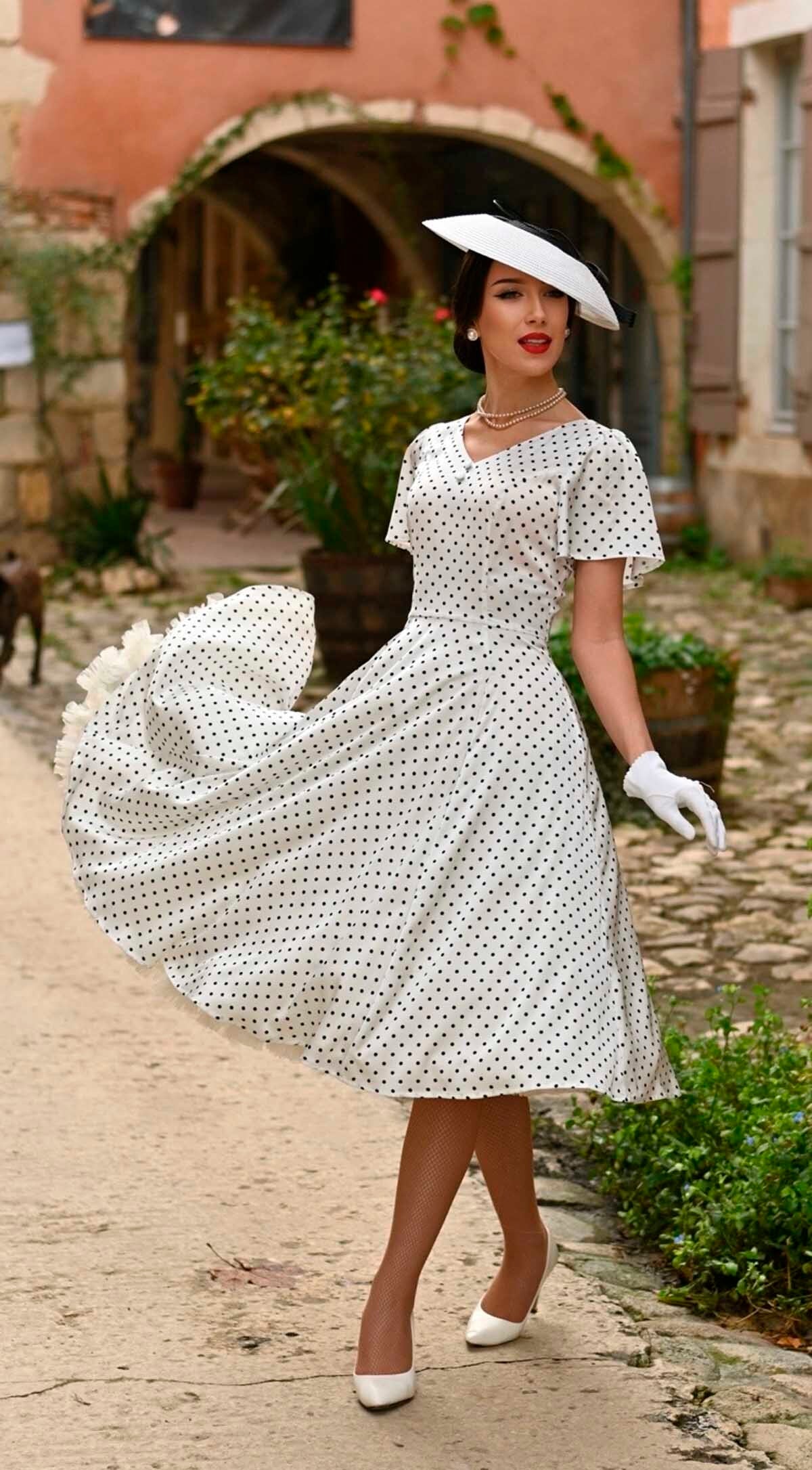 Hearts__Roses_THEA_POLKA_DOT_Classic_Punkte_40s_Vintage_Pin_Up_SWING_Kleid_-_Weiss-5