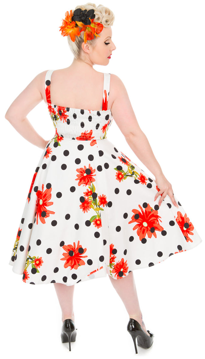 Hearts_and_Roses_DAISY_POLKA_DOT_Vintage_Floral_PUNKTE_Traeger_Swing_Dress_KLEID-2