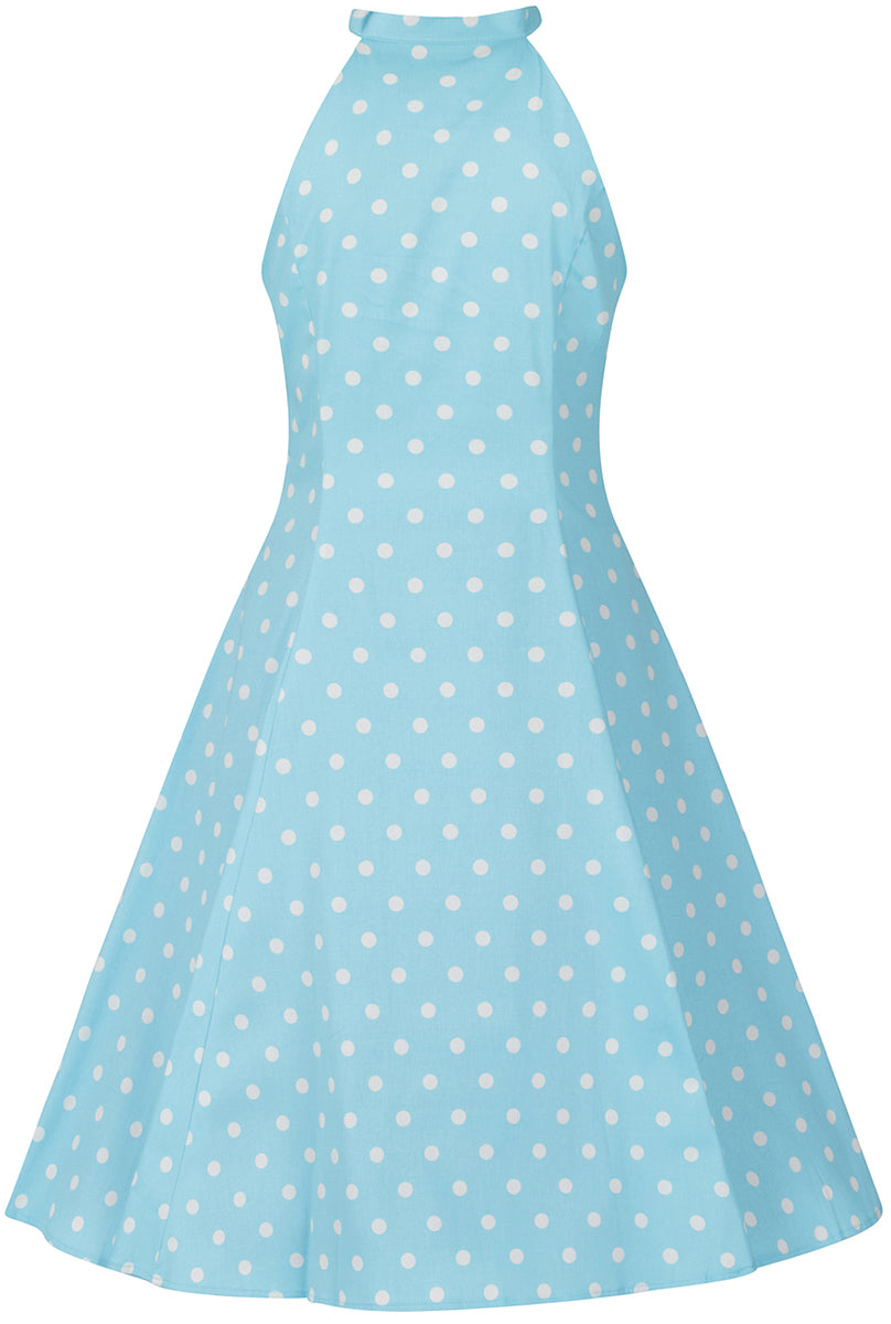 Hearts_and_Roses_DOTTY_Punkte_POLKA_DOT_Halter_50s_Swing_Dress_KLEID_Hellblau-4