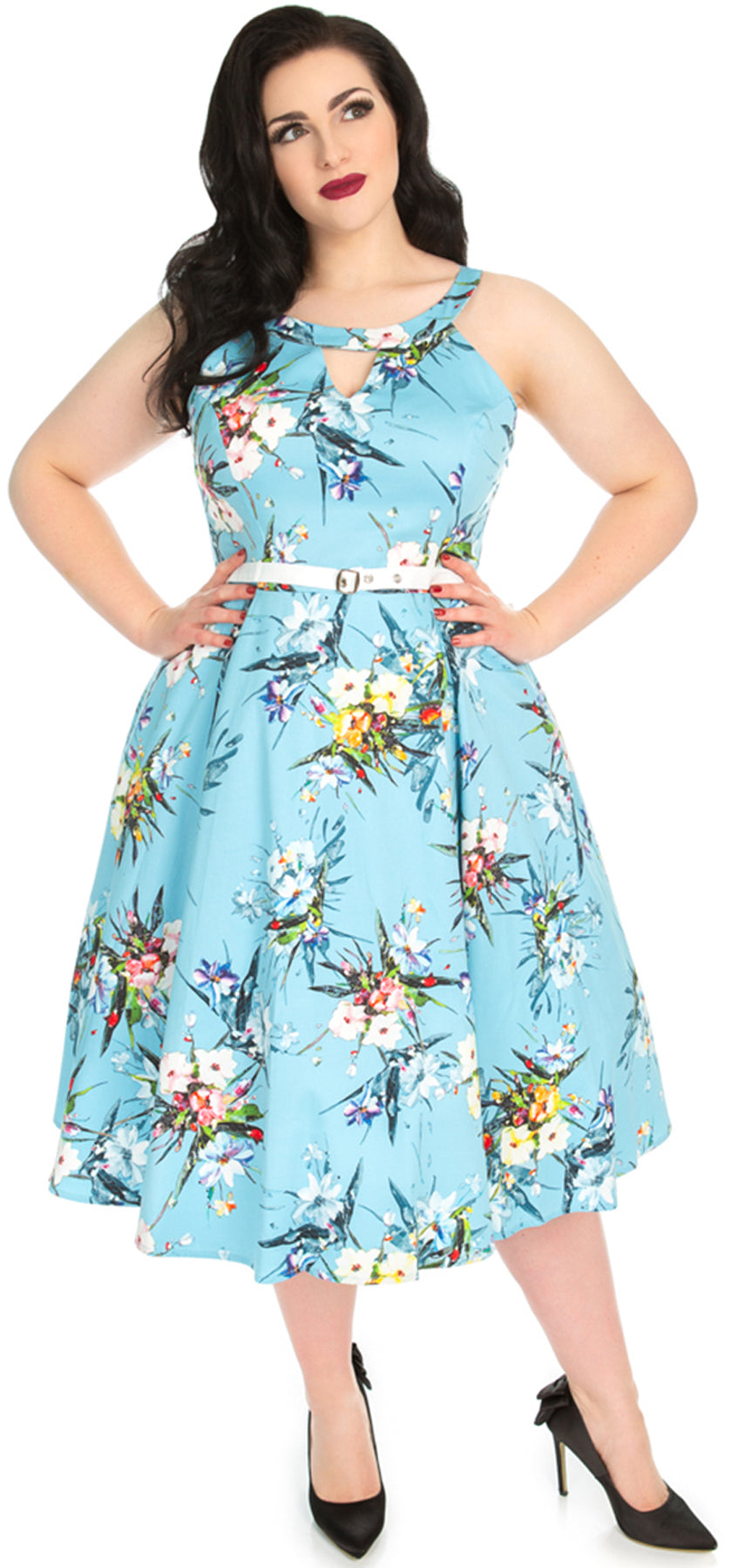 Hearts_and_Roses_LIZZY_Floral_Vintage_TRaeGER_Swing_Dress_KLEID_Plus_Size_kille_rkirsche