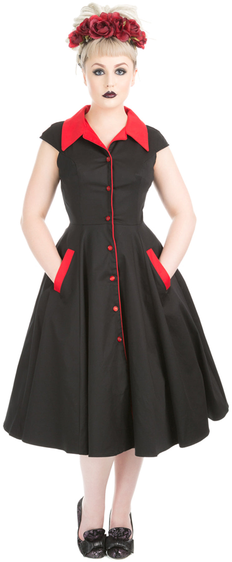 Hearts_and_Roses_MEADOW_50s_DINER_2-Tone_Collar_DRESS_Petticoat_KLEID_killer_kirsche