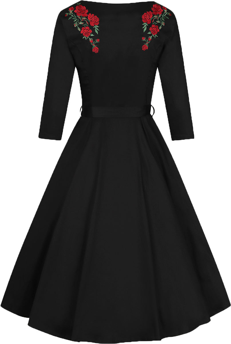 Hearts_and_Roses_MON_AMOUR_Embroidery_ROSEN_Stickerei_SWING_DRESS_Kleid-4