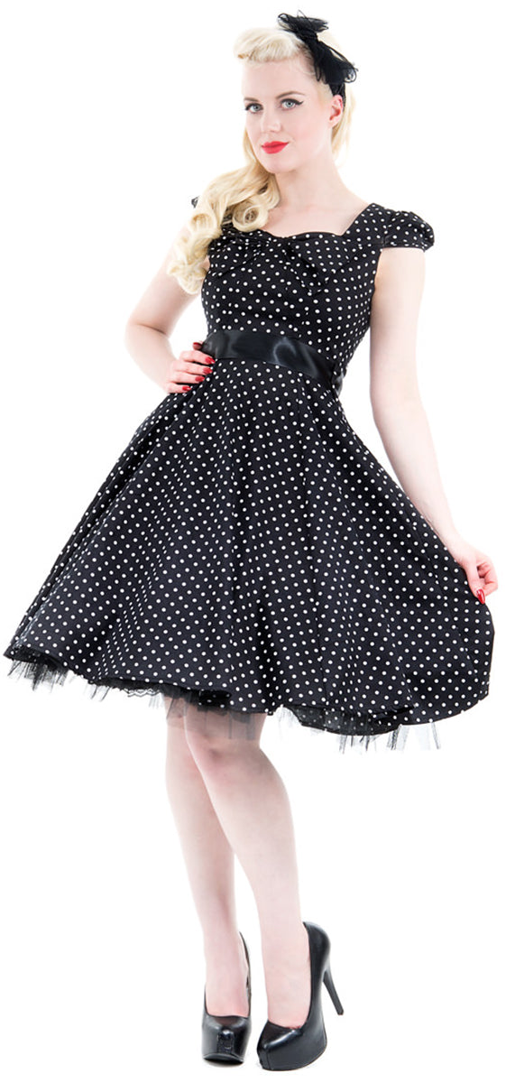 Hearts_and_Roses_SMALL_POLKA_DOTS_Punkte_Vintage_SWING_Kurzarm_Kleid_DRESS-1