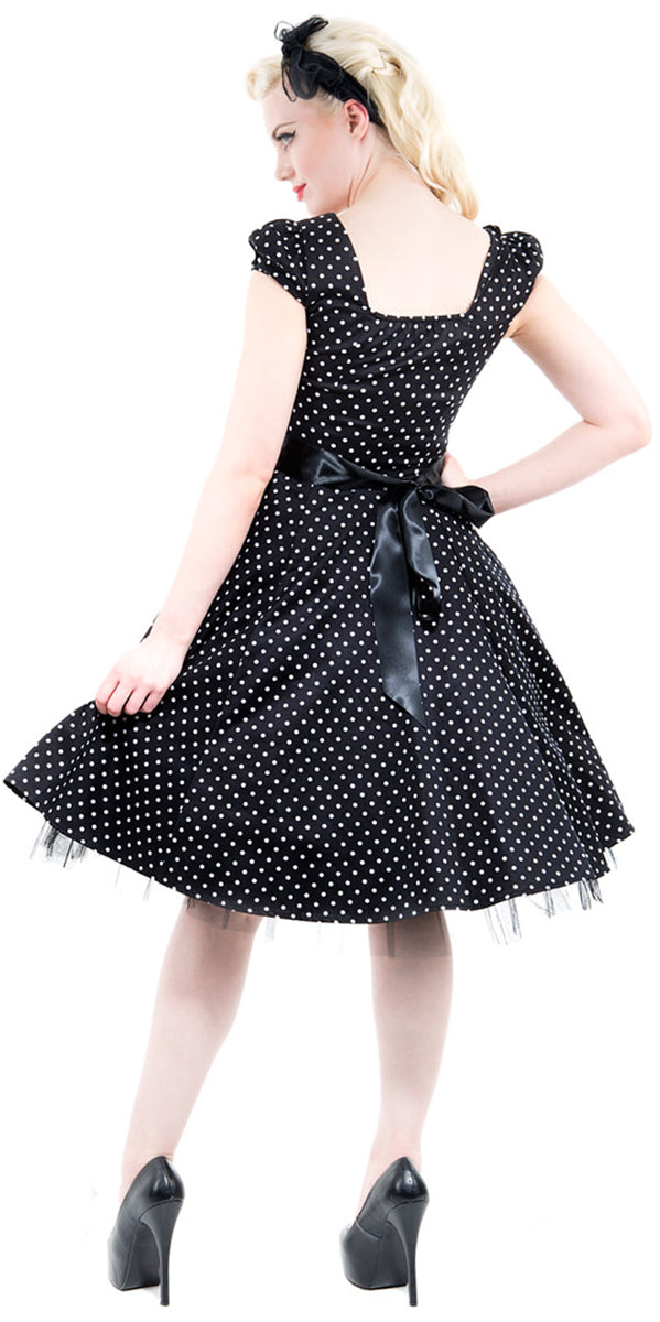 Hearts_and_Roses_SMALL_POLKA_DOTS_Punkte_Vintage_SWING_Kurzarm_Kleid_DRESS-2