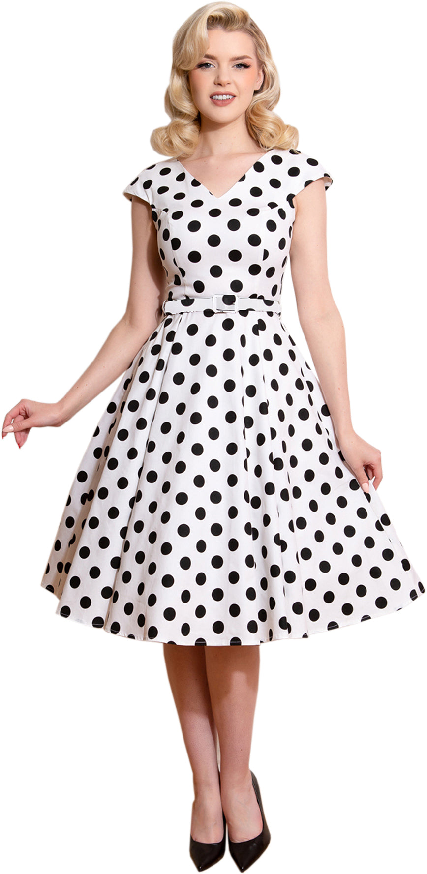 Hearts_and_Roses_TAMMY_Polka_Dot_PUNKTE_Traeger_Vintage_SWING_DRESS_Kleid_-_Weiss_killer_kirsche