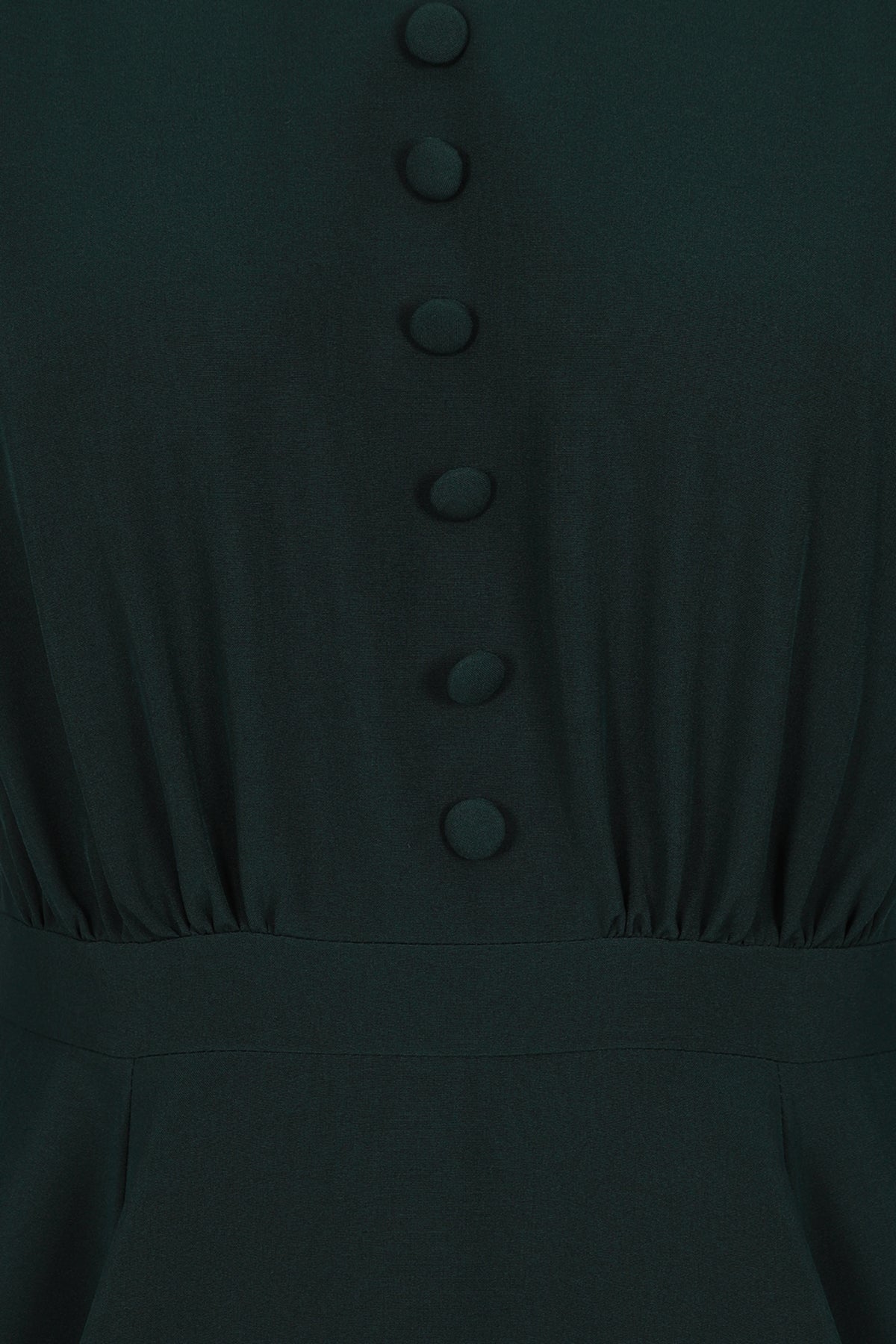 Hearts_and_Roses_VERDE_Vintage_PLAIN_Uni_Dreiviertelarm_V-NECK_Swing_Dress_KLEID_killer_kirsche_5OVJLMyt3KOpql