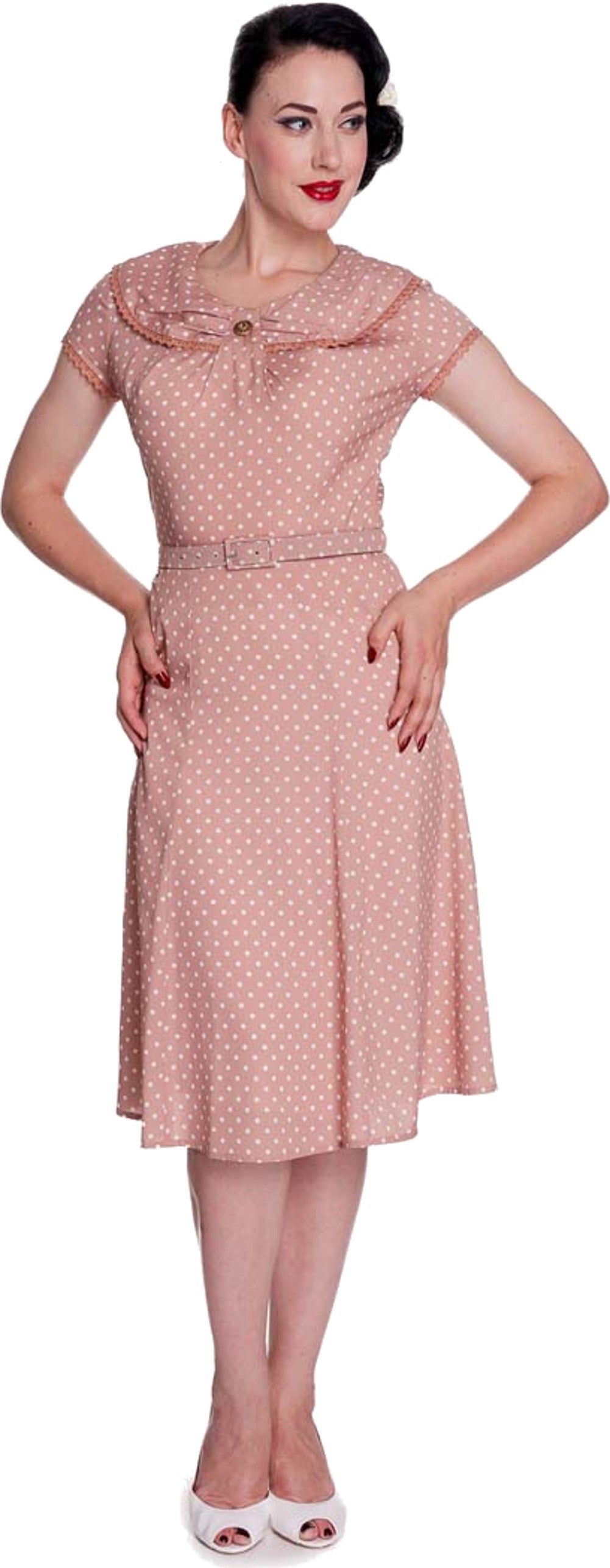 Hell_Bunny_40s_INGRID_Punkte_Polka_Dots_Vintage_Kleid_-_Latte