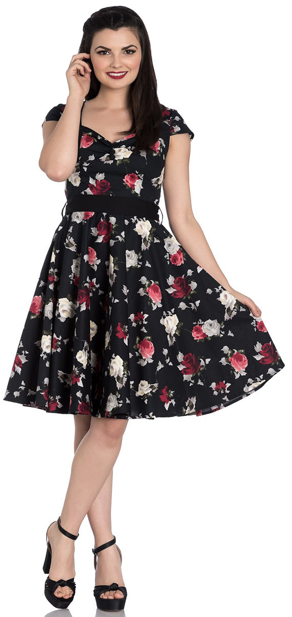 Hell_Bunny_ABELLA_Floral_ROSE_Vintage_Kurzarm_SWING_DRESS_Kleid-1tQLBYrIaM7vbb