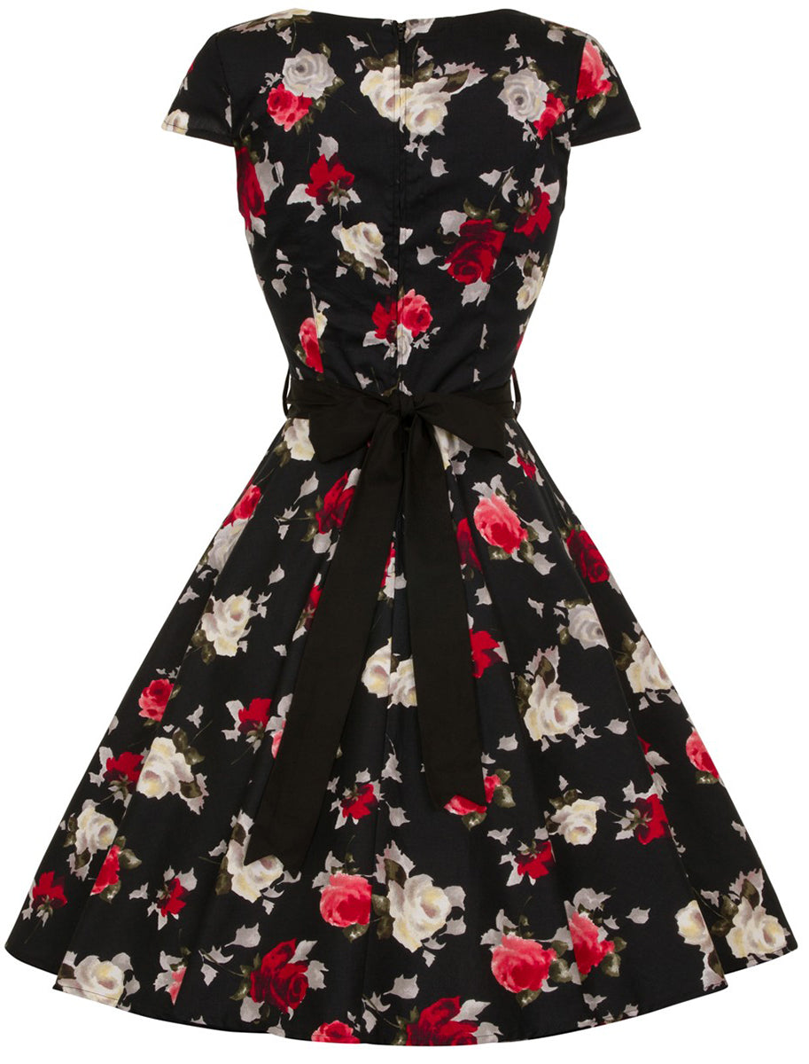 Hell_Bunny_ABELLA_Floral_ROSE_Vintage_Kurzarm_SWING_DRESS_Kleid-40jS6mFIkV5VMq