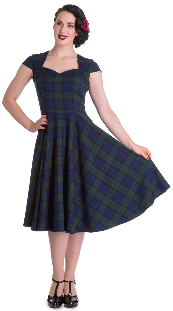 Hell_Bunny_ABERDEEN_Karo_DUBLIN_TARTAN_Swing_DRESS_Kleid-1