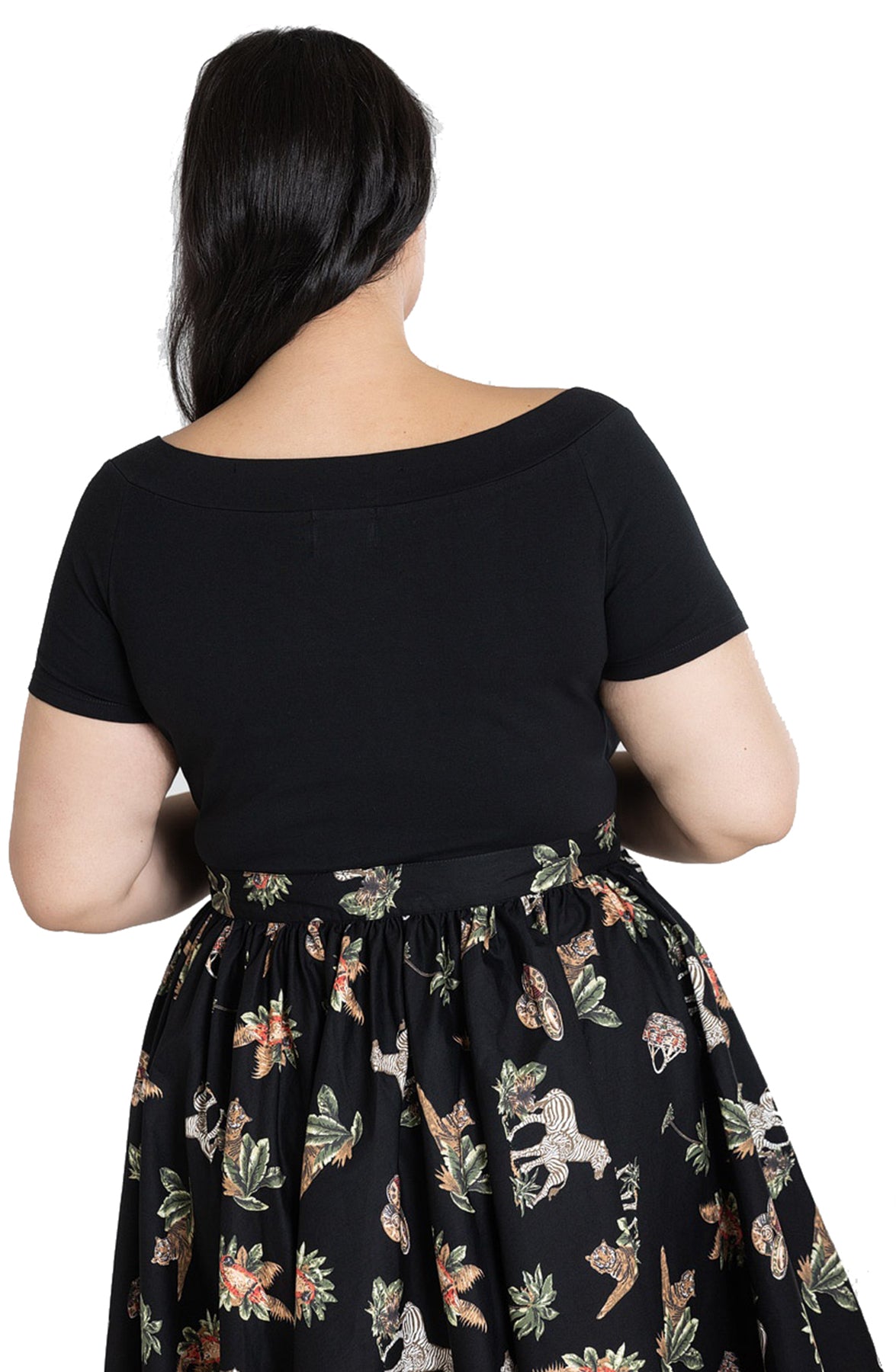 Hell_Bunny_ALEX_Vintage_Basic_V-Neck_UNI_Kurzarm_SHIRT_Schwarz_-_Plus_Size_killer_kirsche_2