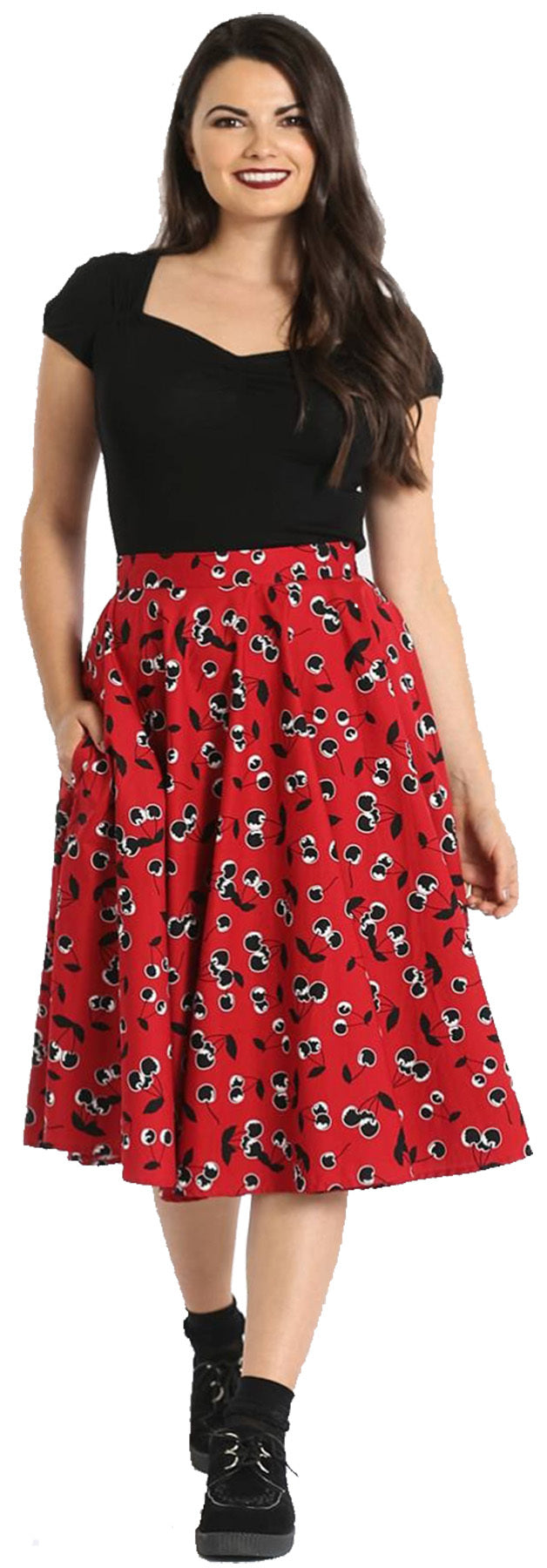 Hell_Bunny_ALISON_50s_BLACK_CHERRY_Kirschen_Vintage_SWING_SKIRT_Rock_killer_kirsche_2PDauq3bIeE5gx
